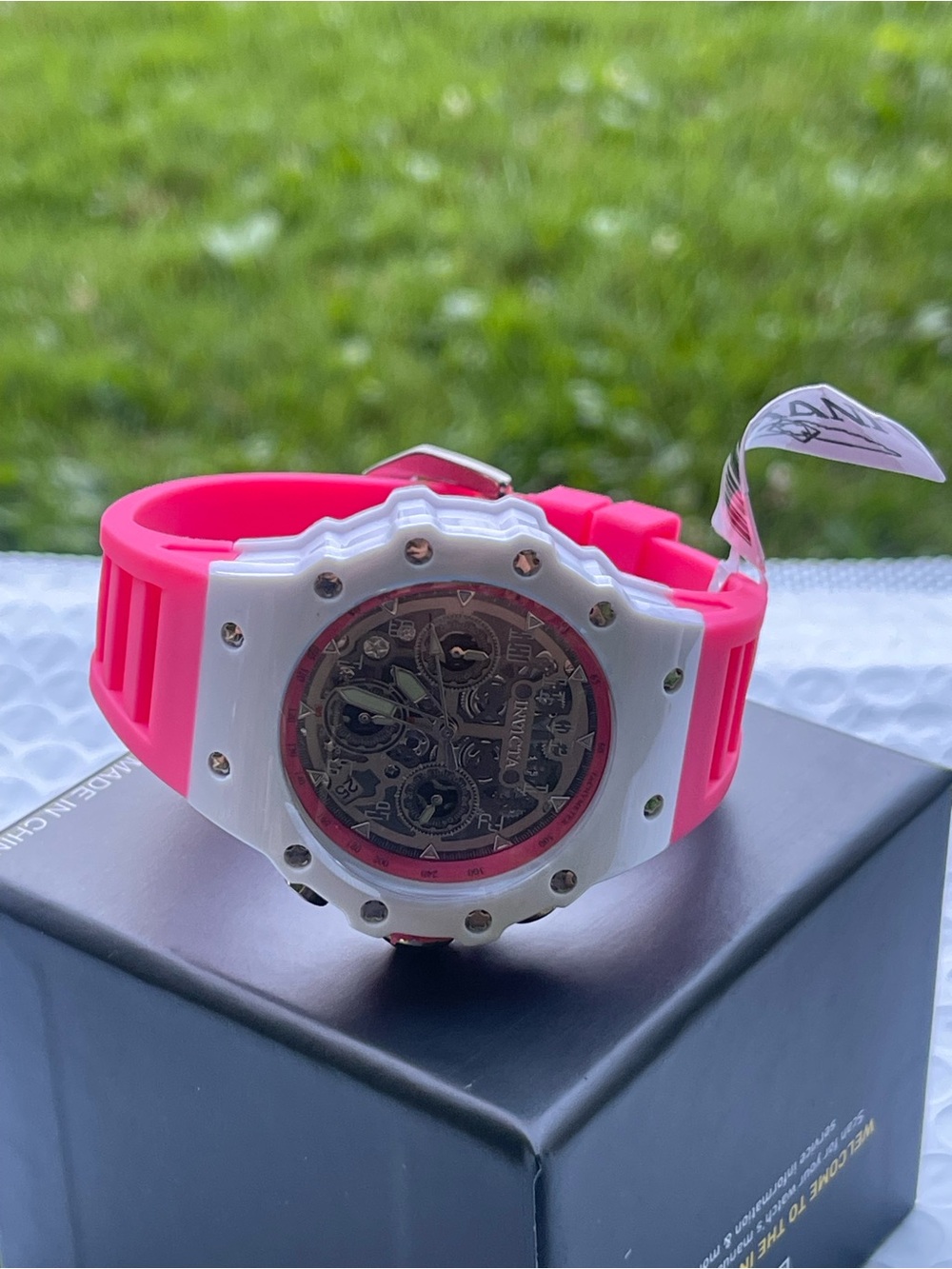 Invicta Racing Apexium Unisex Watch - 41mm, Pink (69620) - Picture 11 of 12